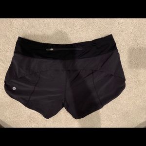 Black lululemon shorts